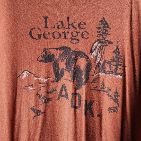 J. Crew Orange Lake George Long Sleeve Jersey Size Large - Picture 7 of 15